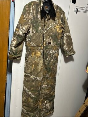Walls Kids Camo Long Insulated Coat - Realtree Green